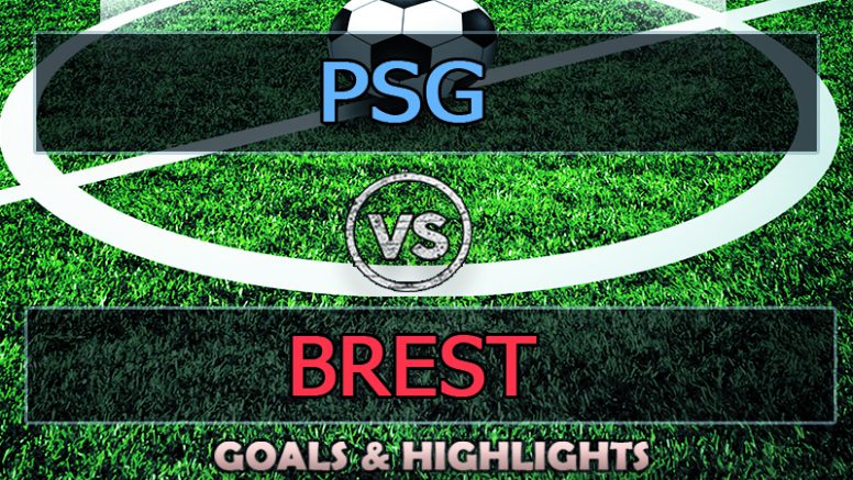 PSG vs Brest Goals Highlights (1-0) 
